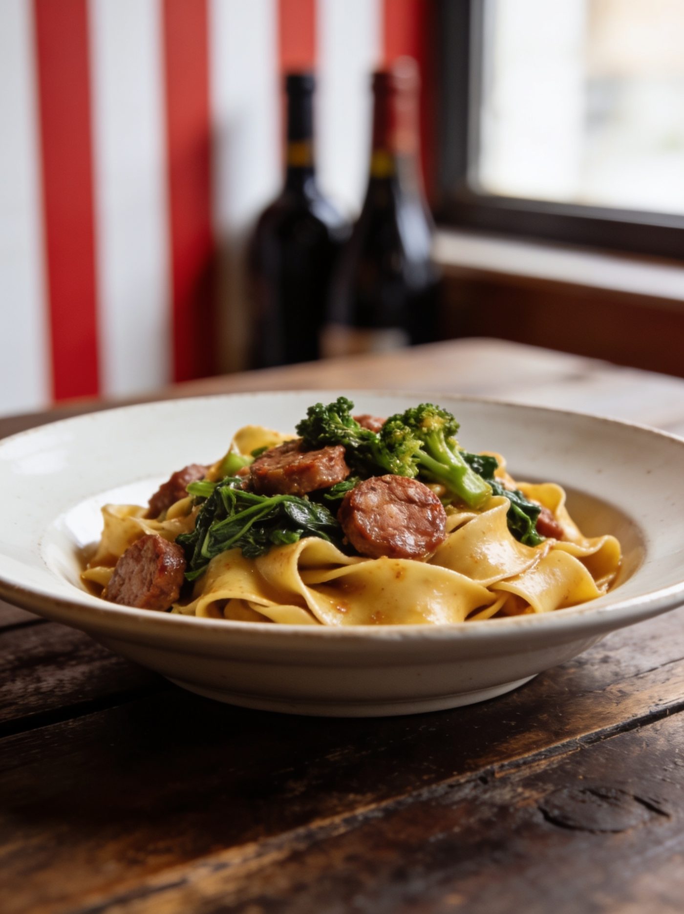 Pappardelle con Salsiccia e Friarielli